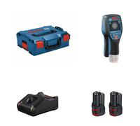 Détecteur mural D-tect 120 + 2 batteries 12V 3 Ah + 1 chargeur GAL 12V-40 BOSCH