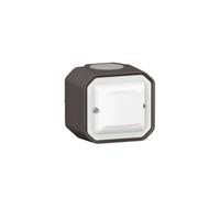 LEGRAND - Détecteur Mural Plexo sans Neutre 100W LED - Complet Anthracite