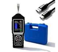 Détecteur Portable De Concentration De Poussières, Moniteur De Qualité De Lair, Détection Double Mode, Paramètres Dalarme Personnalisés/Stockage des Données, Tête Déchantillonnage Détachable,