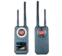 Détecteur professionnel pour appareils d'espion, microphones cachés, caméras et traceurs GPS - Portable haute sensibilité pour détecter les signaux sans fil, intercepteurs GSM WIFI GPS (AK)