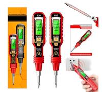 Détecteurde tension sans contact AC 30-1000V/11-450V,testeur de tension sans contact avec écran LCD,détecteur de tension avec lampe de poche,outil de haute précision pour la détection de circuit AC/DC