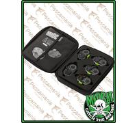 Madcat Smart Alarm MCL Lot de 4 + 1 détecteurs de touche multicolores pour la pêche au poisson-chat