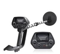 Détecteurs de Métaux pour débutants, Haute Précision Hauteur Réglable 78-108cm, All Metal/DLSC, léger, étanche, pour la Recherche de trésors sur la Plage ou Jardin, [sans Batterie]