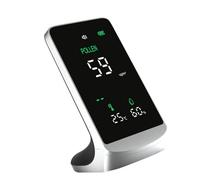 Détecteurs de pollen et de particules avec température et humidité pour voyage et maison gestion de l'air Compteur de température et d'humidité