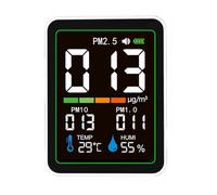Détecteurs environnementaux longue durée de vie de la batterie pour une température continue PM2,5 PM10 humidité facile à utiliser Moniteur d'air pour détection de température d'humidité en temps réel