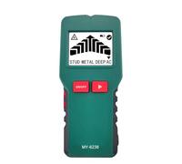 Détecteurs muraux multifonctionnels identifient les objets jusqu'à 3,8 cm de profondeur avec écran rétroéclairé pour une utilisation en faible luminosité Scanner de clous à plusieurs modes