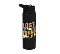 Détection de métaux amusante du département des objets trouvés Stainless Steel Insulated Water Bottle