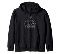 Détection de métaux Dinosaure Detectsaurus Detectorist Humour Sweat à Capuche