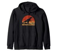 Détection de métaux Dinosaure Detectsaurus Detectorist Humour Sweat à Capuche