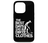 Détection de Métaux Vie The Best Days End in Dirty Clothes Coque pour iPhone 13 Pro