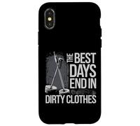 Détection de Métaux Vie The Best Days End in Dirty Clothes Coque pour iPhone X/XS