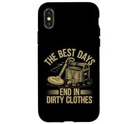Détection de Métaux Vie The Best Days End in Dirty Clothes Coque pour iPhone X/XS