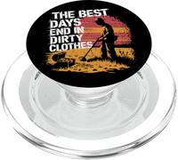 Détection de Métaux Vie The Best Days End in Dirty Clothes PopSockets PopGrip pour MagSafe