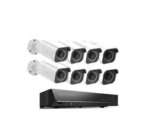 Détection Humaine/Voiture 16-800B8-A 4K 8MP système de caméra Ultra HDD 16ch PoE NVR et 8 caméras IP Kit Surveillance extérieure