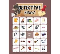 Detective Bingo: 32-Player Mystery and Spy Themed Party Games for Investigation Classroom Activity, Mystery Game for Kids & Adults, Detective for a Day