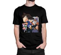 Detective Conan Men's Graphic T Shirts Tee Soft & Smooth Fashion Casual Black M
