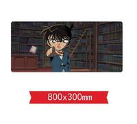 Detective Conan Tapis De Souris, 800 X 300 X 3 Mm, Base en Caoutchouc Antidérapante, Compatible avec Les Souris Laser Et Optiques, M
