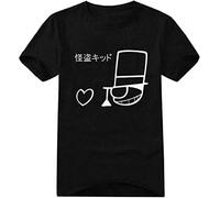 Detective Conan The Phantom Thief Cotton T-Shirt Tee Shirts Top Bloe Manches Courtes(3X-Large)