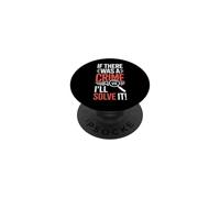 Détective Disant s'il y Avait Un Crime Je Le résoudrai PopSockets PopGrip Adhésif