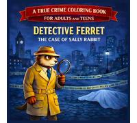 Detective Ferret: The Case of Sally Rabbit A True Crime Coloring Book for Adults and Teens: A True Crime Coloring Book and Mystery Activity Featuring ... Clues, and Relaxing Coloring Pages for Stress
