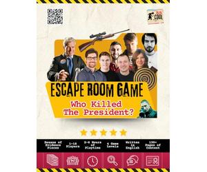 Detective Game - Escape Room Game - Who Killed The President?: Unsolved Murder Mystery Game - Solve These Cold Case Files!