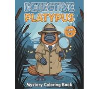 Detective Platypus Coloring Book for Kids Ages 4-8: Mystery Coloring Book: Secret Agent and Spy Activity Book | Funny Animal Sleuth and Crime Solving Pages for Boys and Girls