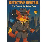 Detective Redtail and the Case of the Stolen Gem: A Mystery Coloring and Puzzle Book for Young Detectives
