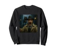 Détective Selfie T-Rex Dinosaure Chase Humour Drôle Sweatshirt
