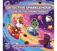 Detective SparkleHoof. Case of the Cosmic Fudge: A Cute and Cozy Hand-Drawn Fantasy Mystery Coloring Book for Adults and Teens for Relaxation and ... Unicorn and Froggy Scientist Solve Mysteries.
