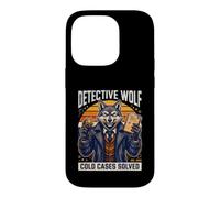 Détective Wolf Cas froids résolus Coque pour iPhone 14 Pro