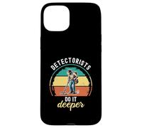Detectorists Do It Deeper Metal Detecting Treasure Hunting Coque pour iPhone 15 Plus