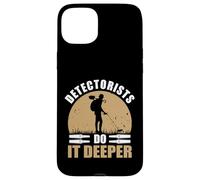 Detectorists Do It Deeper Metal Detecting Treasure Hunting Coque pour iPhone 15 Plus