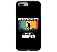 Detectorists Do It Deeper Metal Detecting Treasure Hunting Coque pour iPhone 7 Plus/8 Plus