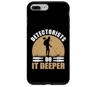 Detectorists Do It Deeper Metal Detecting Treasure Hunting Coque pour iPhone 7 Plus/8 Plus