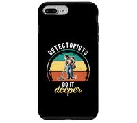 Detectorists Do It Deeper Metal Detecting Treasure Hunting Coque pour iPhone 7 Plus/8 Plus