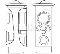 Détendeur climatisation Filtre MAHLE pour MERCEDES A-KLASSE