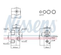 Nissens Détendeur de climatisation 999426 pour Sandero II / Logan II