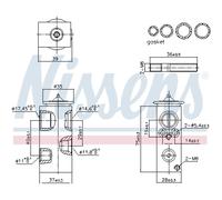 NISSENS 999427 Détendeur, climatisation