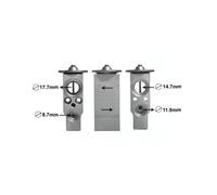 VAN WEZEL 58001366 Détendeur, climatisation