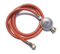 Détendeur de gaz, tuyau de gaz 1,50 m, adapté aux bouteilles de propane/butane standards