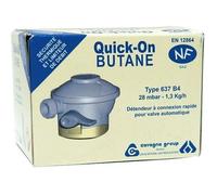 Favex Détendeur butane Quick On Valve 27 mm Sécurité thermique