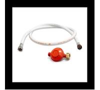 PROWELTEK - Kit Détendeur gaz Propane 37 mbar + Tuyau gaz flexible 1.50 m à embouts vissables Barbecue Plancha Chauffage au gaz