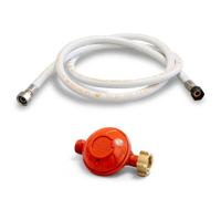 Détendeur gaz PROPANE 37 mbar + Tuyau gaz butane/propane souple 2,00 m