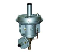 Détendeur pour GPL et gaz naturel avec filtre et vanne d'arrêt filterreg/stab.frg/2mb dn20/3/4 "ff w/valve.bl.pemax 500mbar p