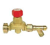 Détendeur Variable de 2 à 4 bar avec Manomètre et Sécurité, Sortie 3/8e Gauche - Accessoire pour Fer à Souder - Lampe à Souder - Fer de Couvreur - Chalumeau d'Étanchéité - Pièces de Rechange - EXPRESS