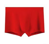 Détendez-vous avec style avec ces boxers de grande taille en tissu doux qui offre un maximum de facilité (4XL rouge)