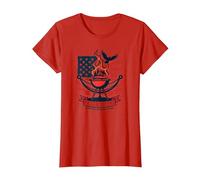 Détendez-Vous, Faites Griller et réalisez Le rêve américain T-Shirt, Femme, Rouge, 3XL