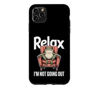 Détendez-Vous, Je ne Vais Pas Sortir, Grenouille, introverti Coque pour iPhone 11 Pro Max