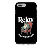Détendez-Vous, Je ne Vais Pas Sortir, Grenouille, introverti Coque pour iPhone 7 Plus/8 Plus