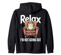 Détendez-Vous, Je ne Vais Pas Sortir, Grenouille, introverti Sweat à Capuche
